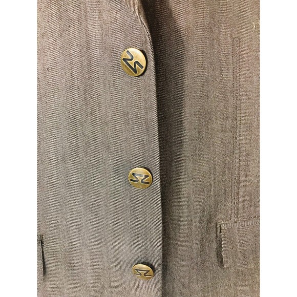 American Chang 3 Button Funky Men's Blazer Size L Steampunk Eccentric Grandpa - Picture 4 of 16